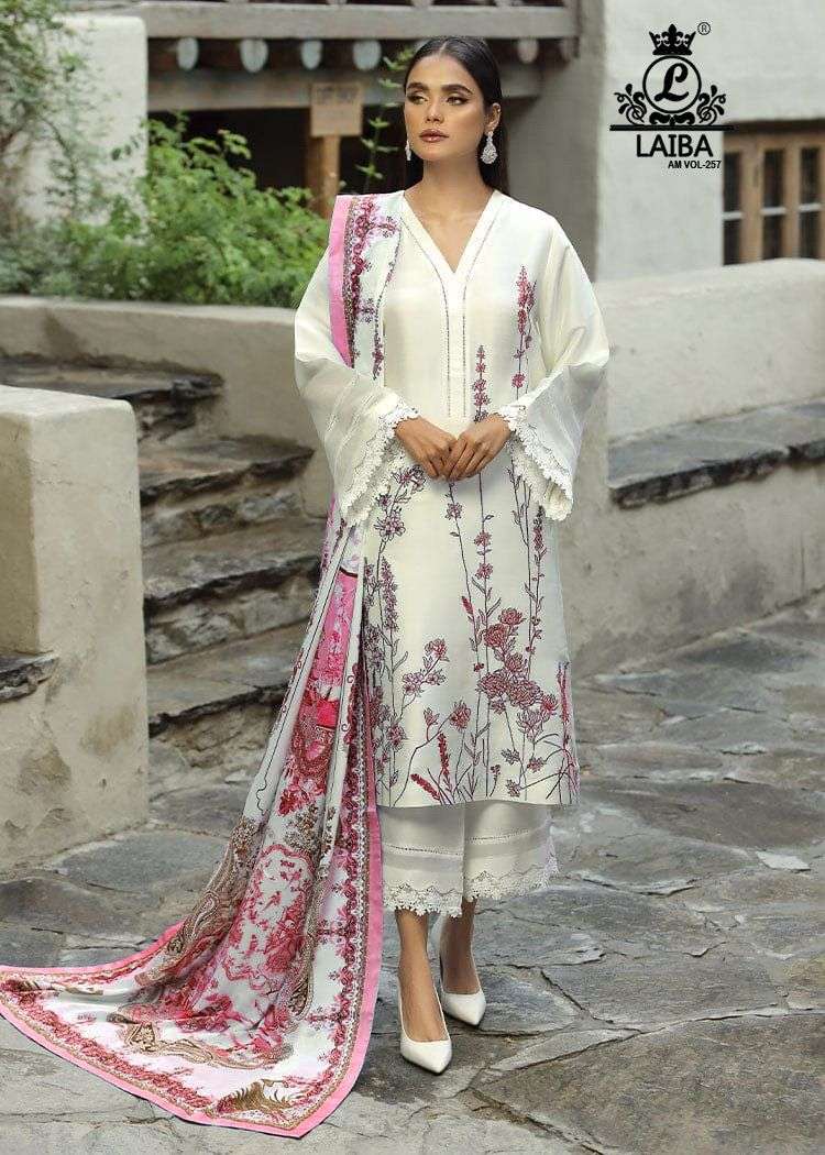 LAIBA AM VOL 257 GEORGETTE DESIGNER PAKISTANI SUIT