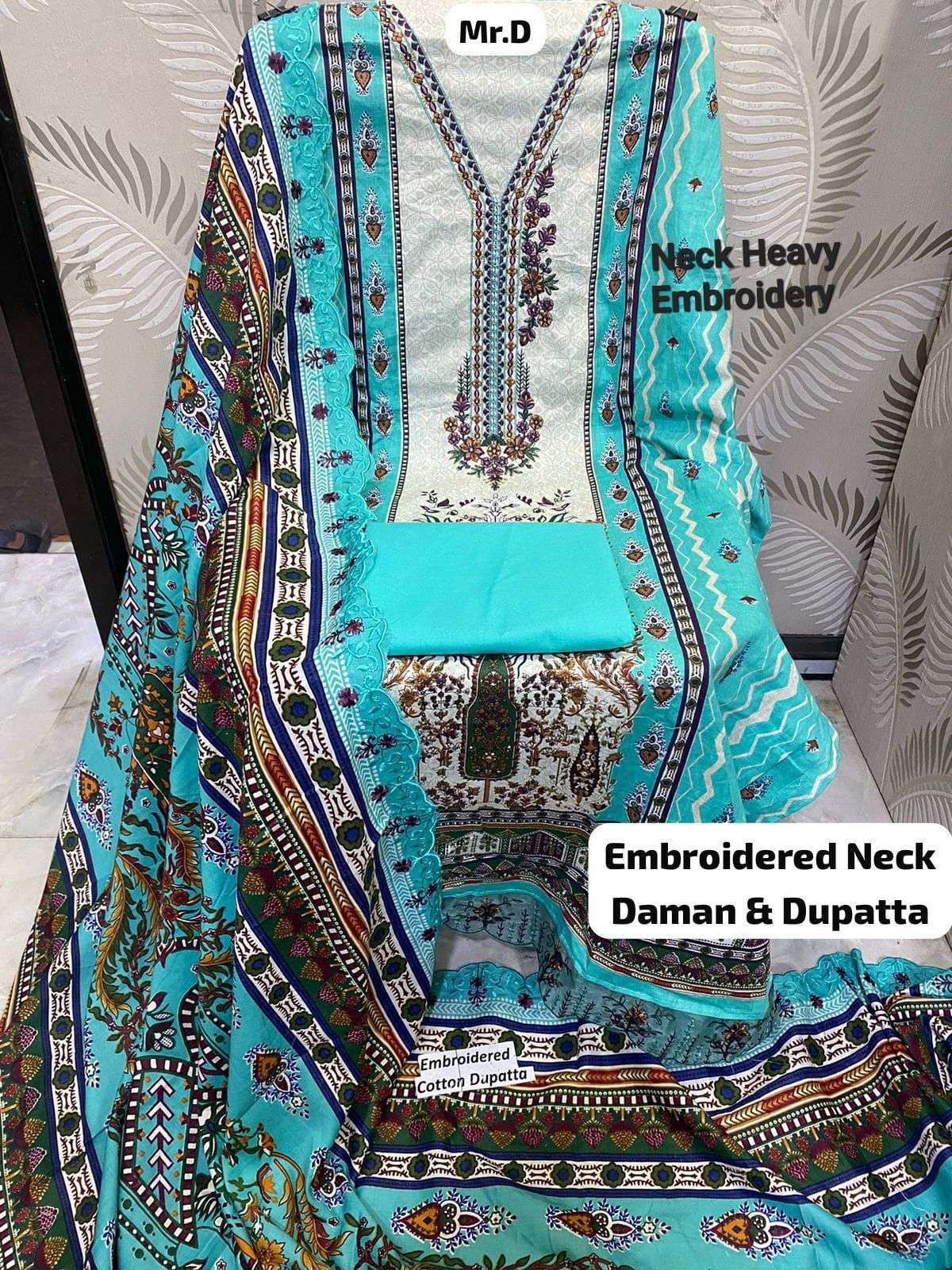 MF DUPATA CUT WORK COLLECTION LAWN COTTON DESIGNER SUIT