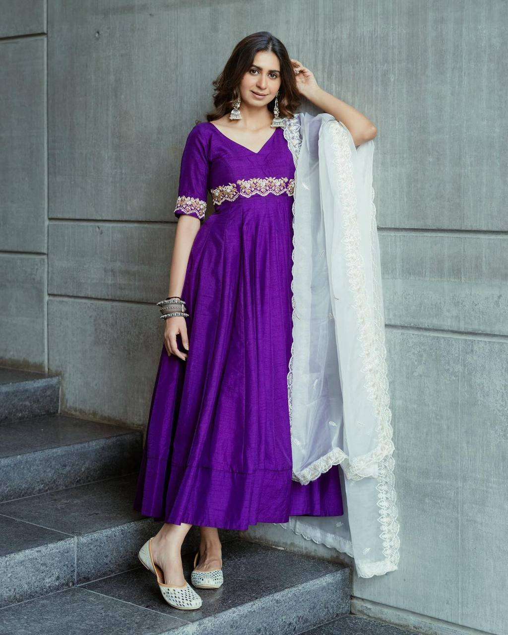 RTC 5595 GOWN DUPATTA