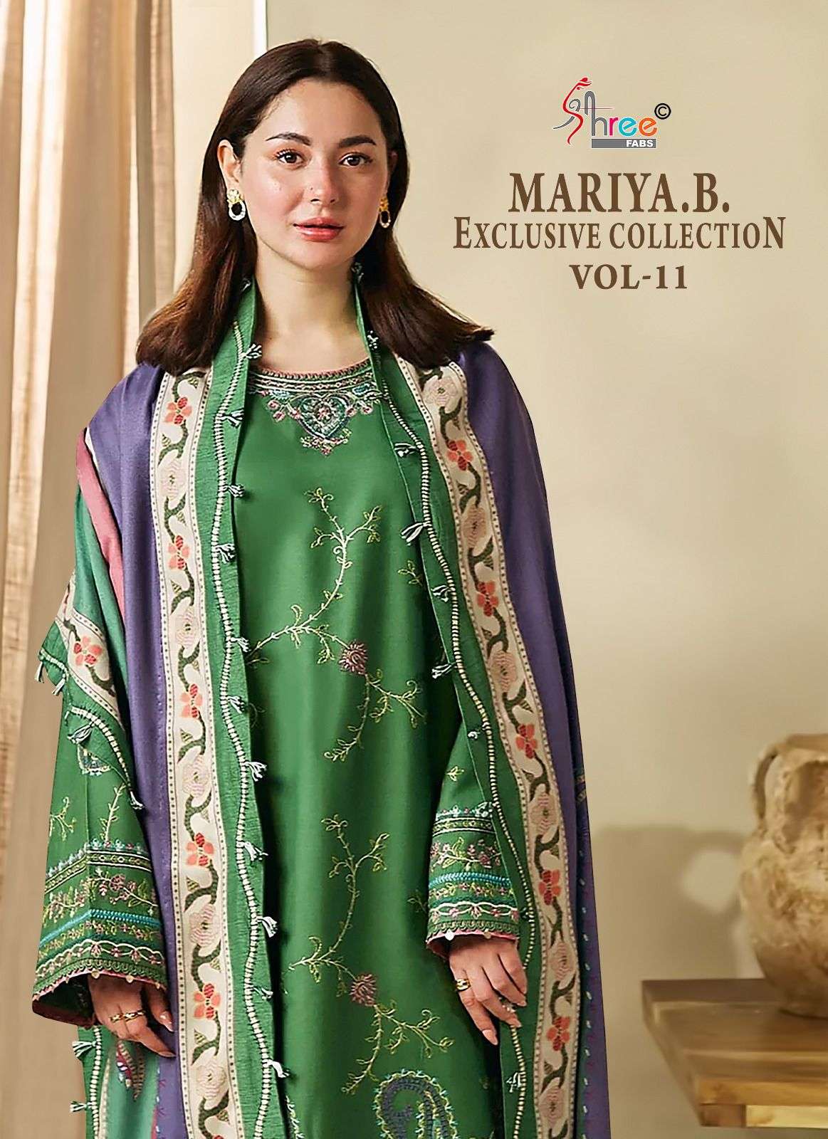 SHREE FABS MARIA B EXCLUSIVE COLLECTION VOL 11 COTTON SALWAR KAMEEZ 