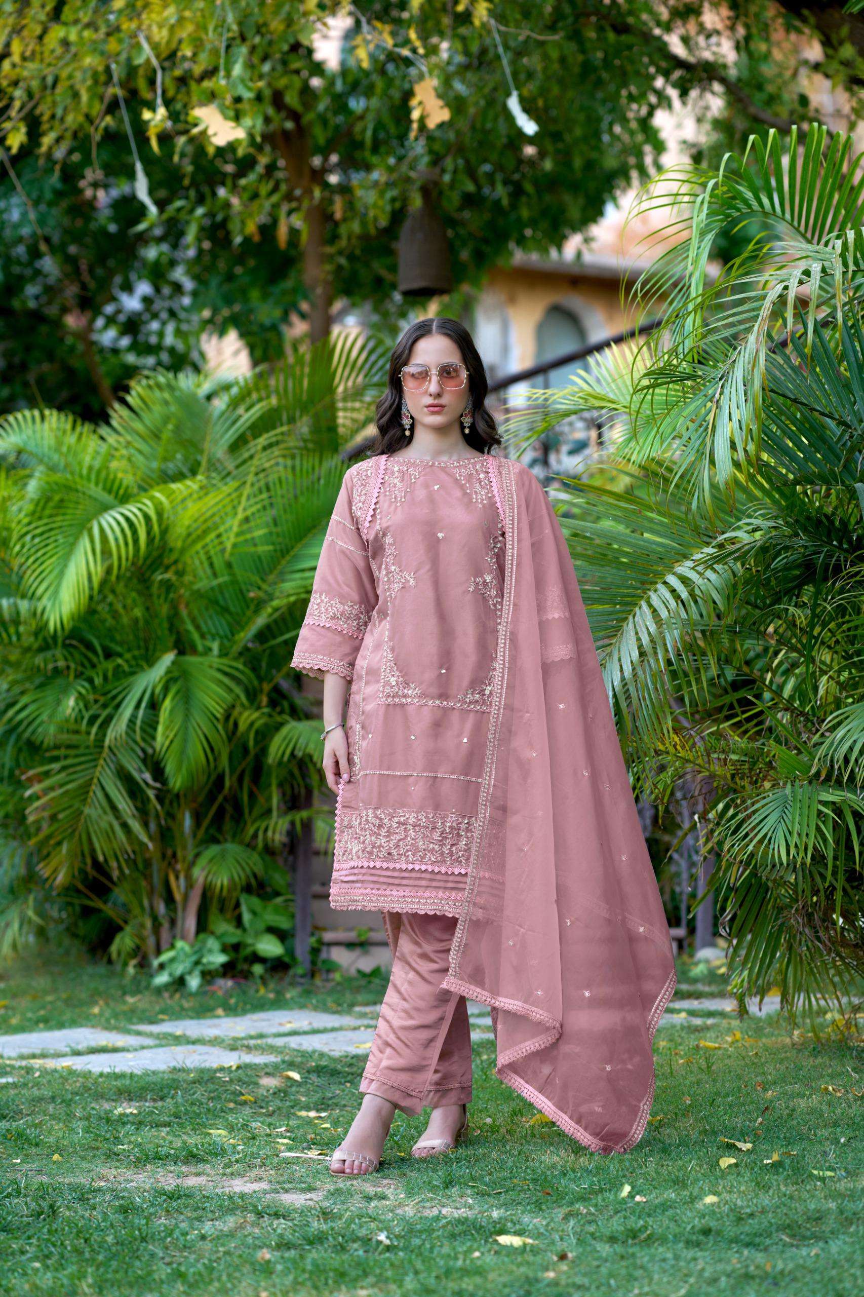 SHREE FABS R 1277 ORGANZA DESIGNER SUIT