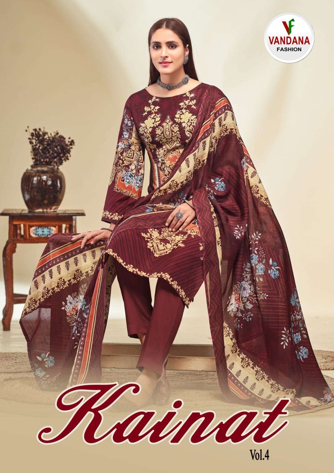 VANDANA FASHION KAINAT VOL 4 COTTON DIGITAL PRINT SALWAR SUIT