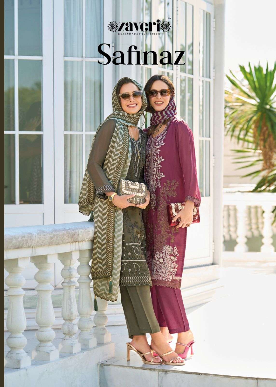ZAVERI WOMAN BEAUTY SAFINAZ ORGANZA FANCY DESIGNER SUIT