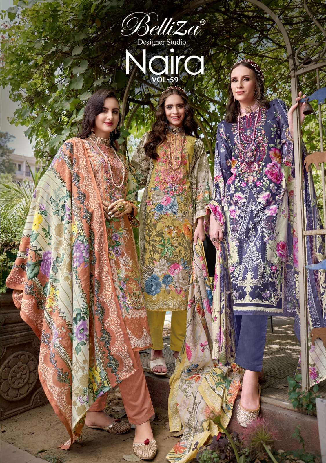 BELLIZA DESIGNER STUDIO NAIRA VOL 59 COTTON DIGITAL PRINT SUIT