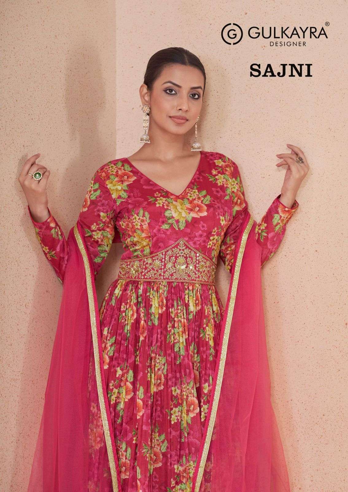 GULKAYRA DESIGNER SAJNI HEAVY DESIGNER PARTY WEAR GOWN DRESS