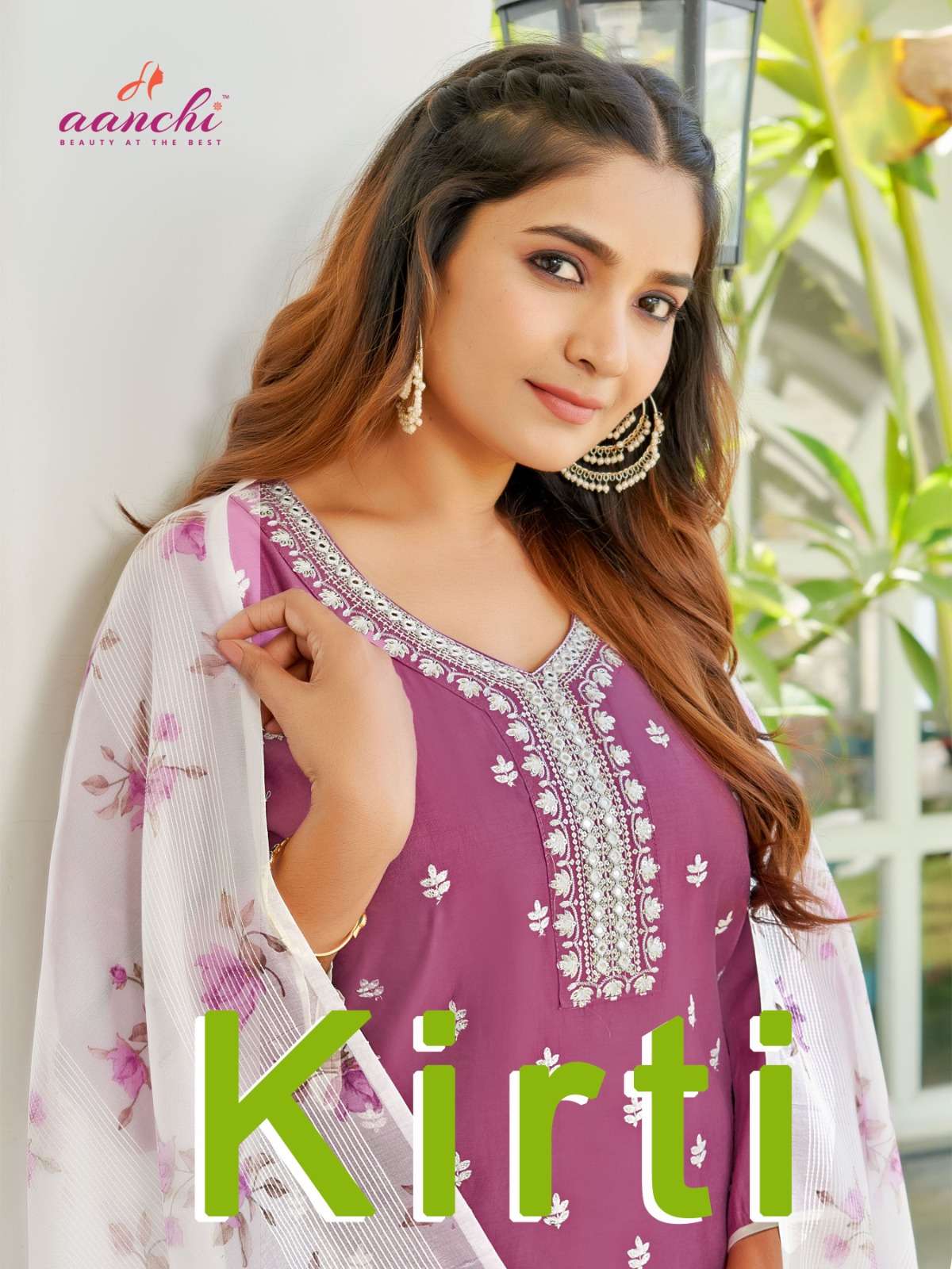 AANCHI KURTIS KIRTI SILK FANCY LADIES KURTI COMBO SET 