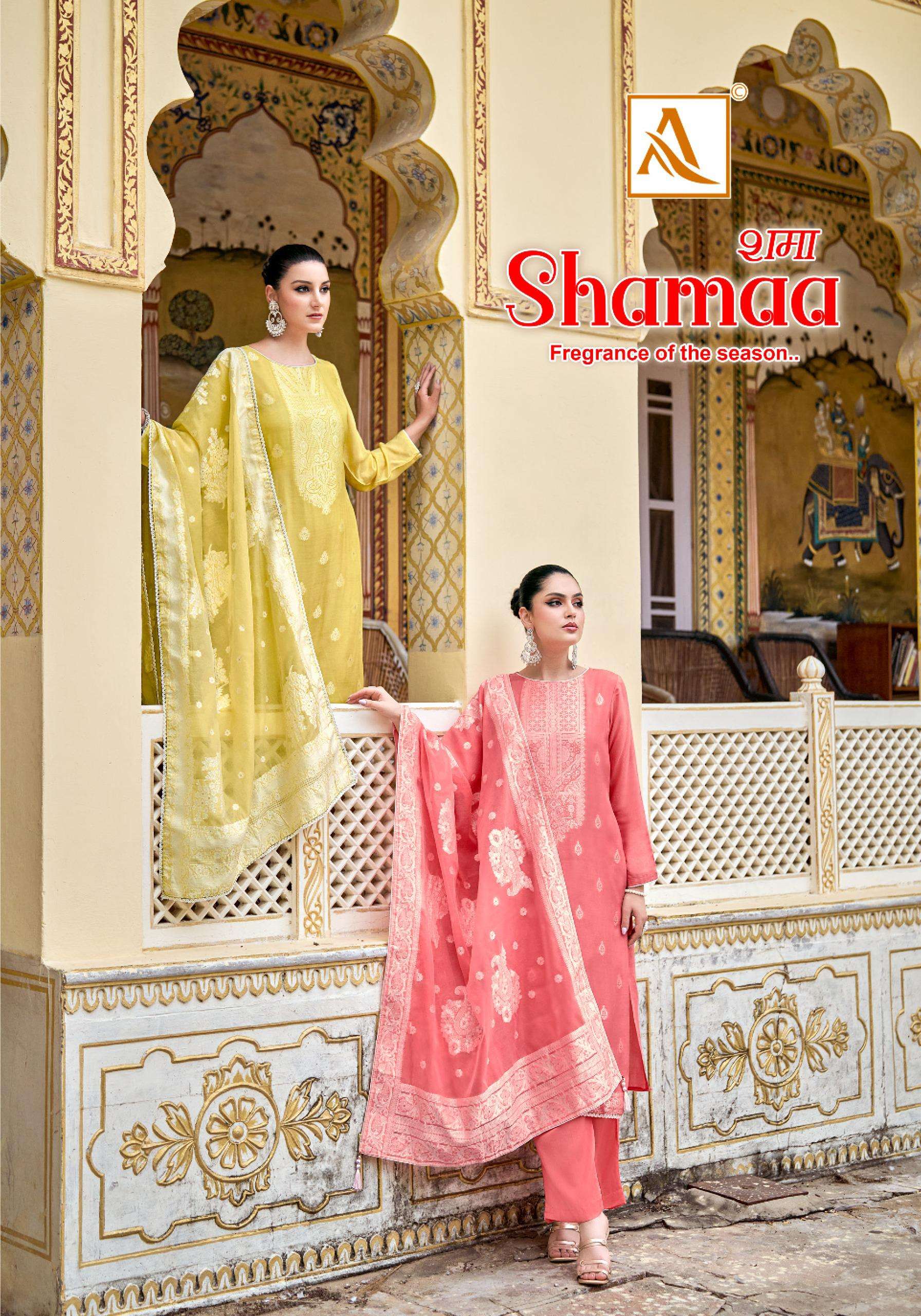ALOK SUITS SHAMAA  EDITION  3 JACQUARD DESIGNER SUIT