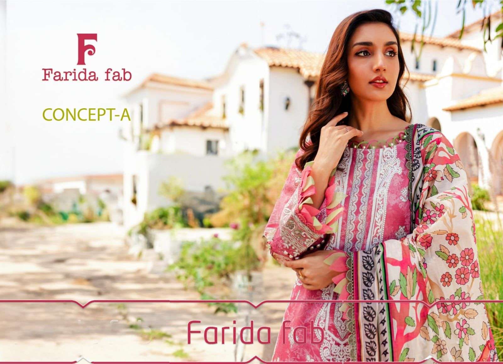 FARIDA FAB CONCEPT A COTTON DIGITAL PRINT SUIT