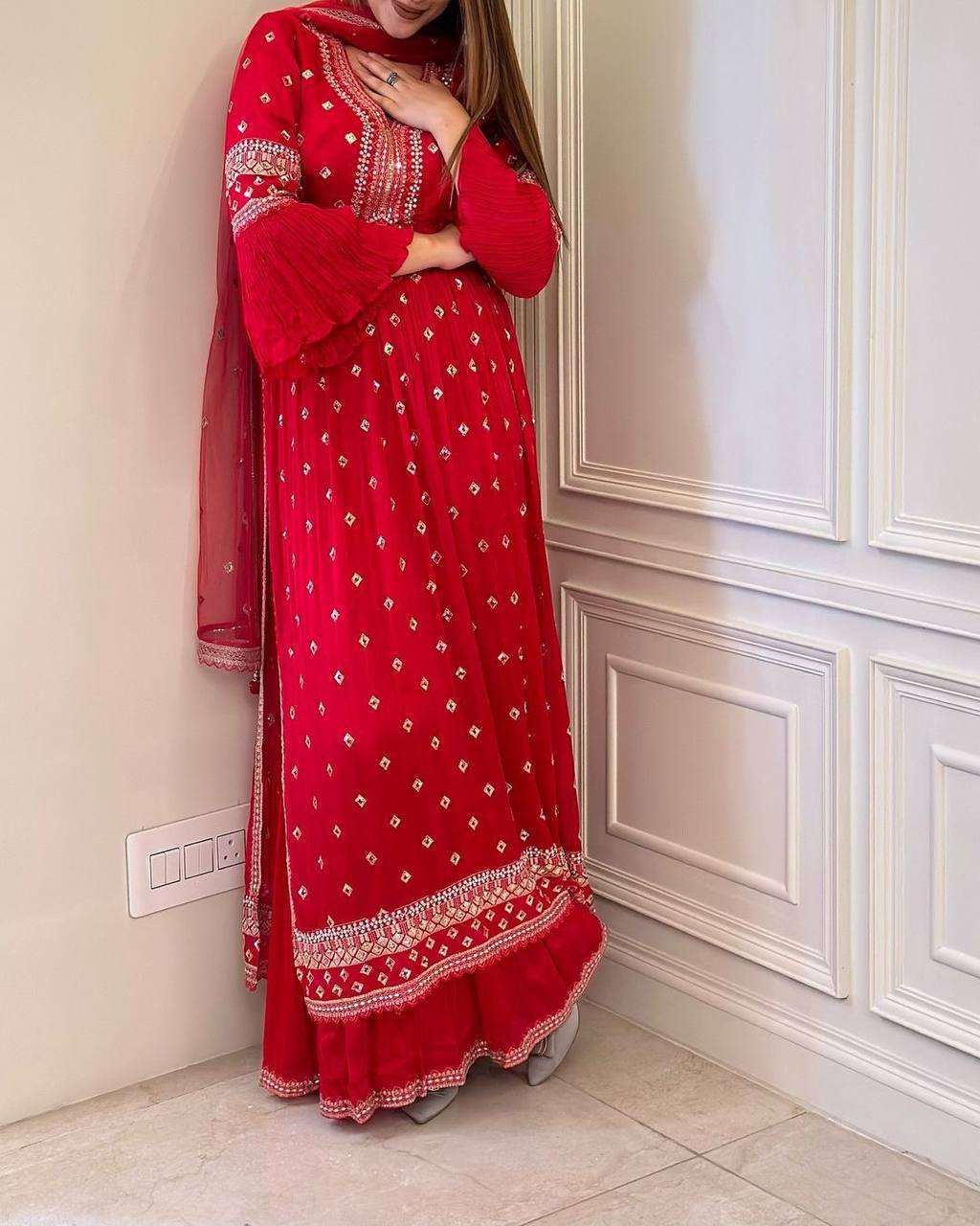 HK 1646 SHARARA SUIT