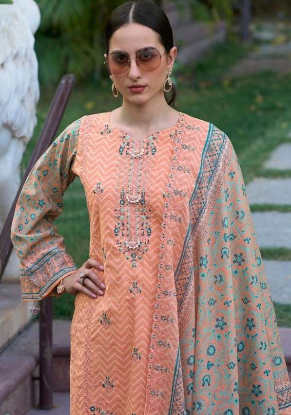 JIHAN BIN SAEED LAWN COLLECTION VOL 12 LAWN SALWAR KAMEEZ 