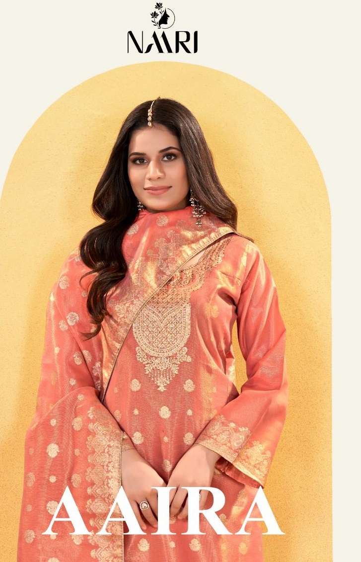 NAARI AAIRA JACQUARD SWAROVSKI WORK SALWAR SUIT