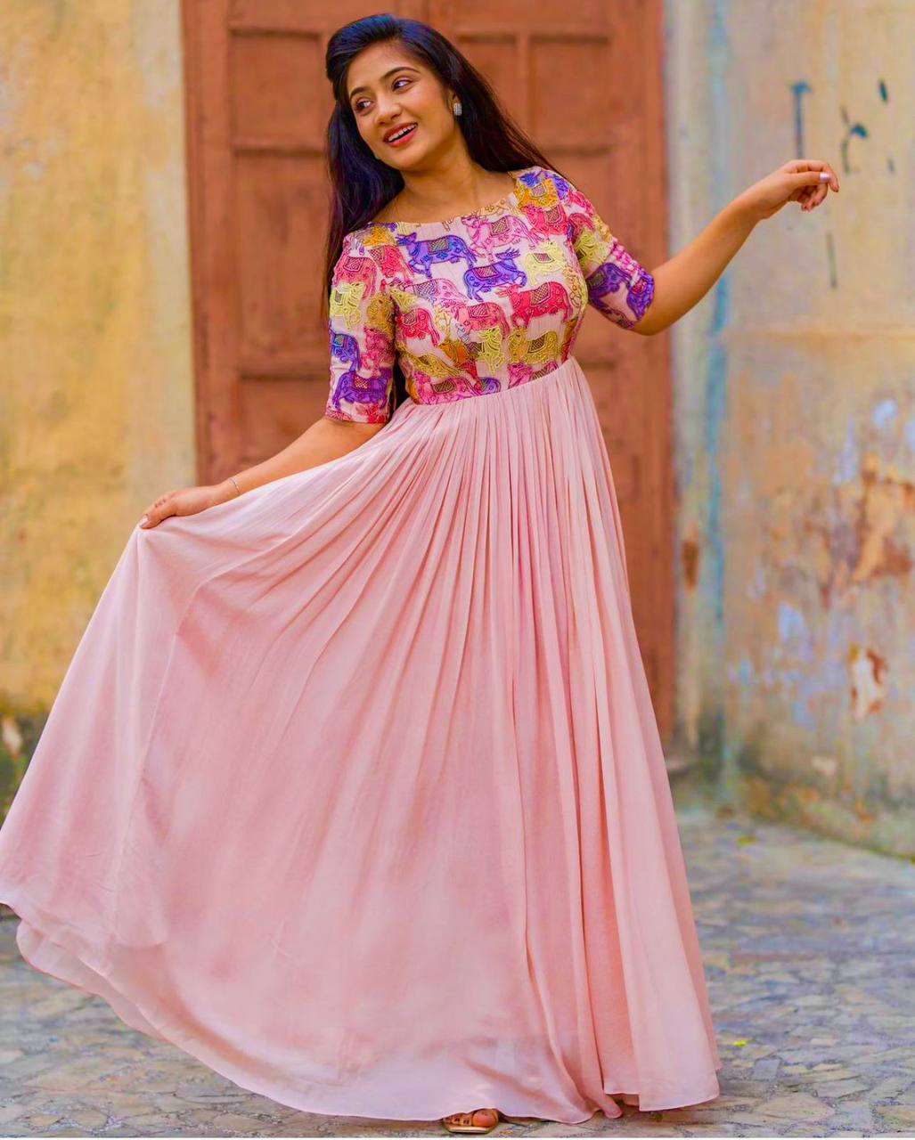 PC 413 GOWN DUPATTA