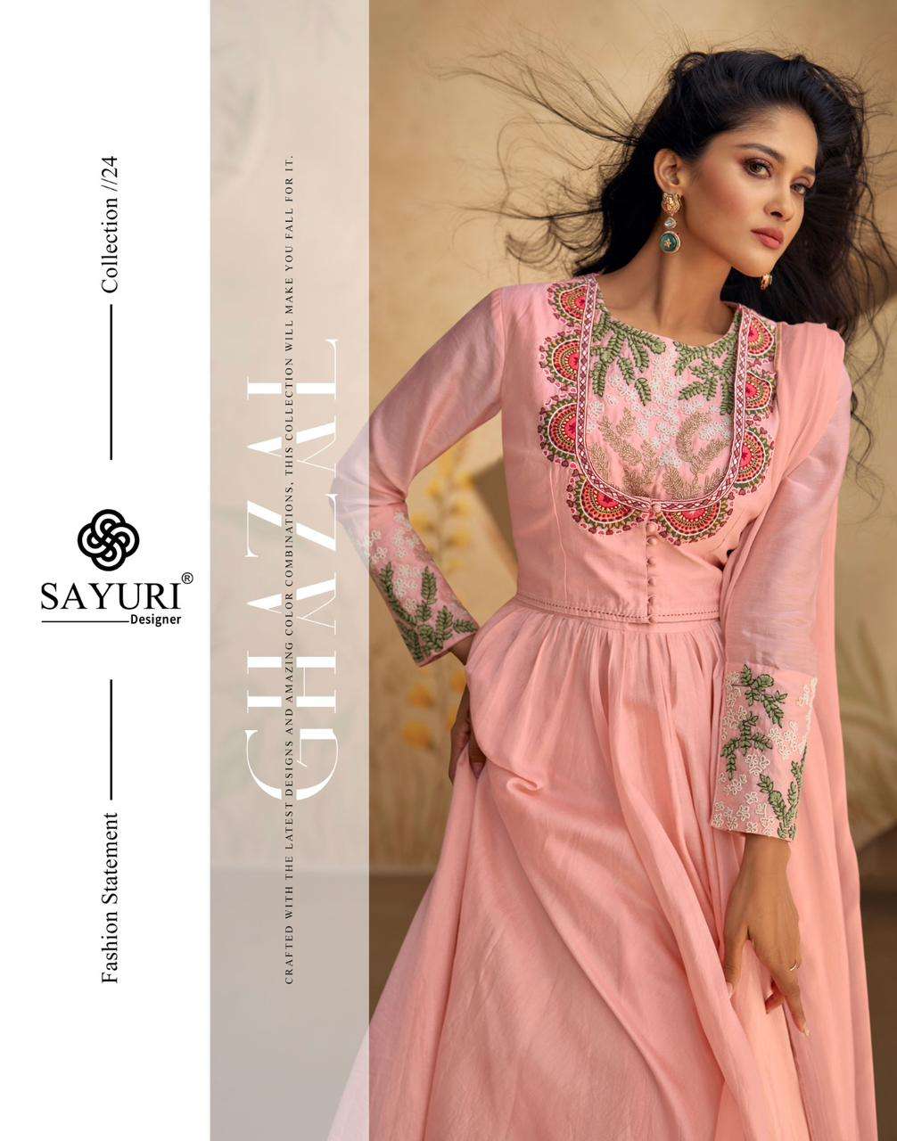 SAYURI DESIGNER GHAZAL HEAVY BEAUTIFUL DESIGNER PARTY WEAR SUIT