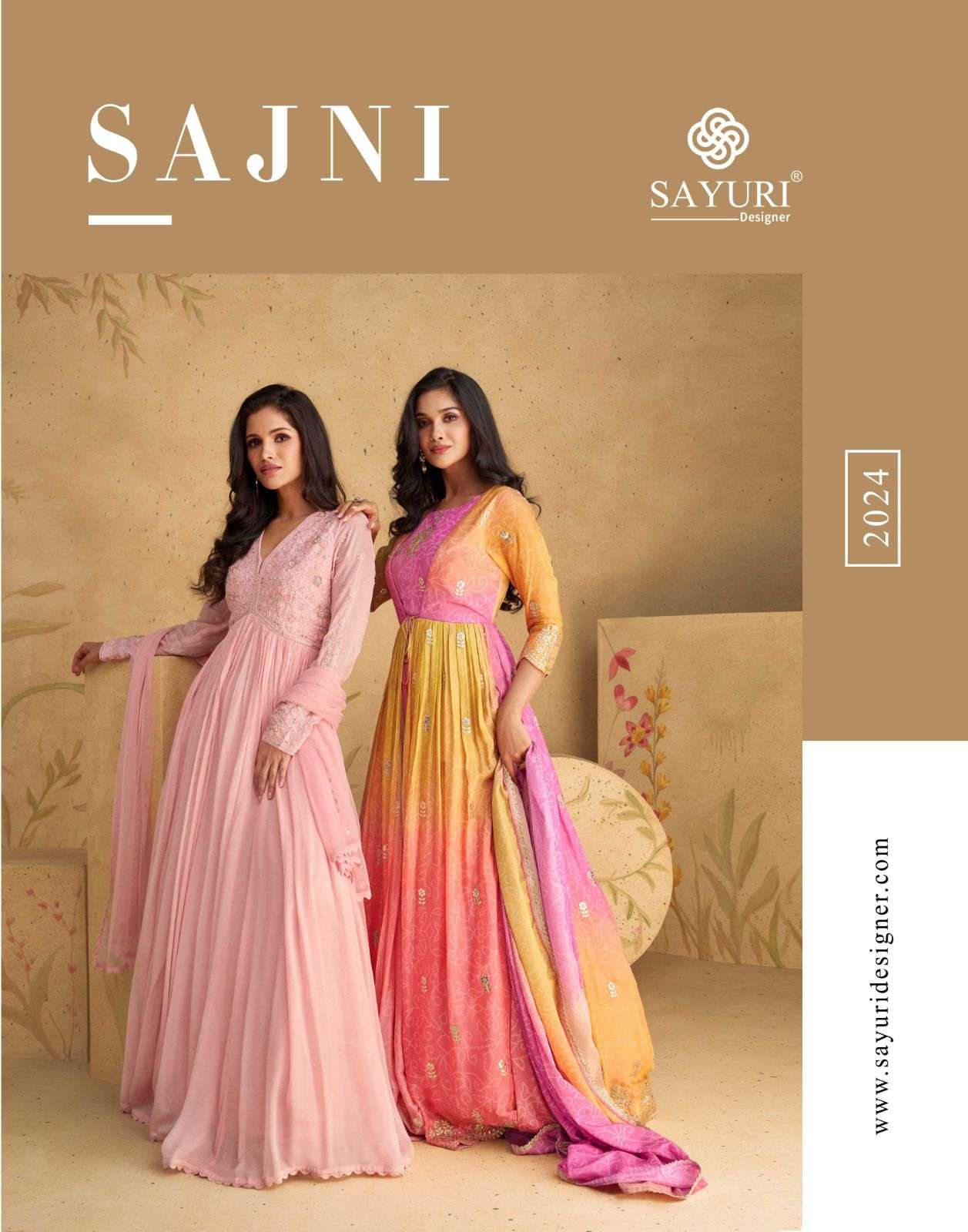 SAYURI DESIGNER  SAJNI HEAVY GORGEOUS DESIGNER PARTY WEAR DRESS