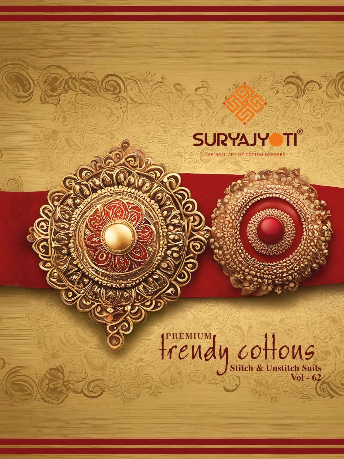SURYAJYOTI TRENDY COTTON VOL 62 COTTON PRINT SALWAR SUIT