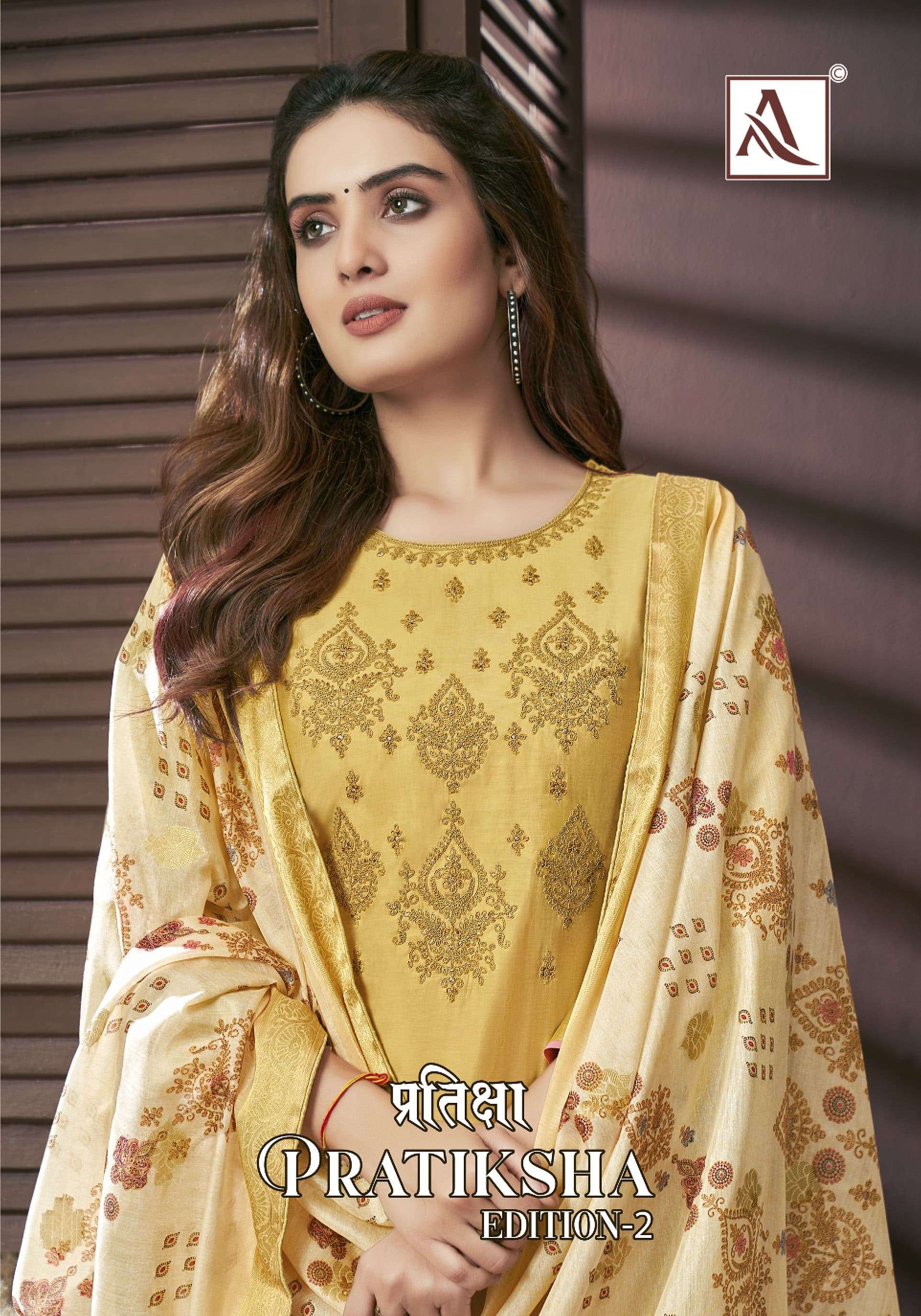 ALOK SUITS PRATIKSHA EDITION VOL 2 VISCOSE FANCY WORK SUIT