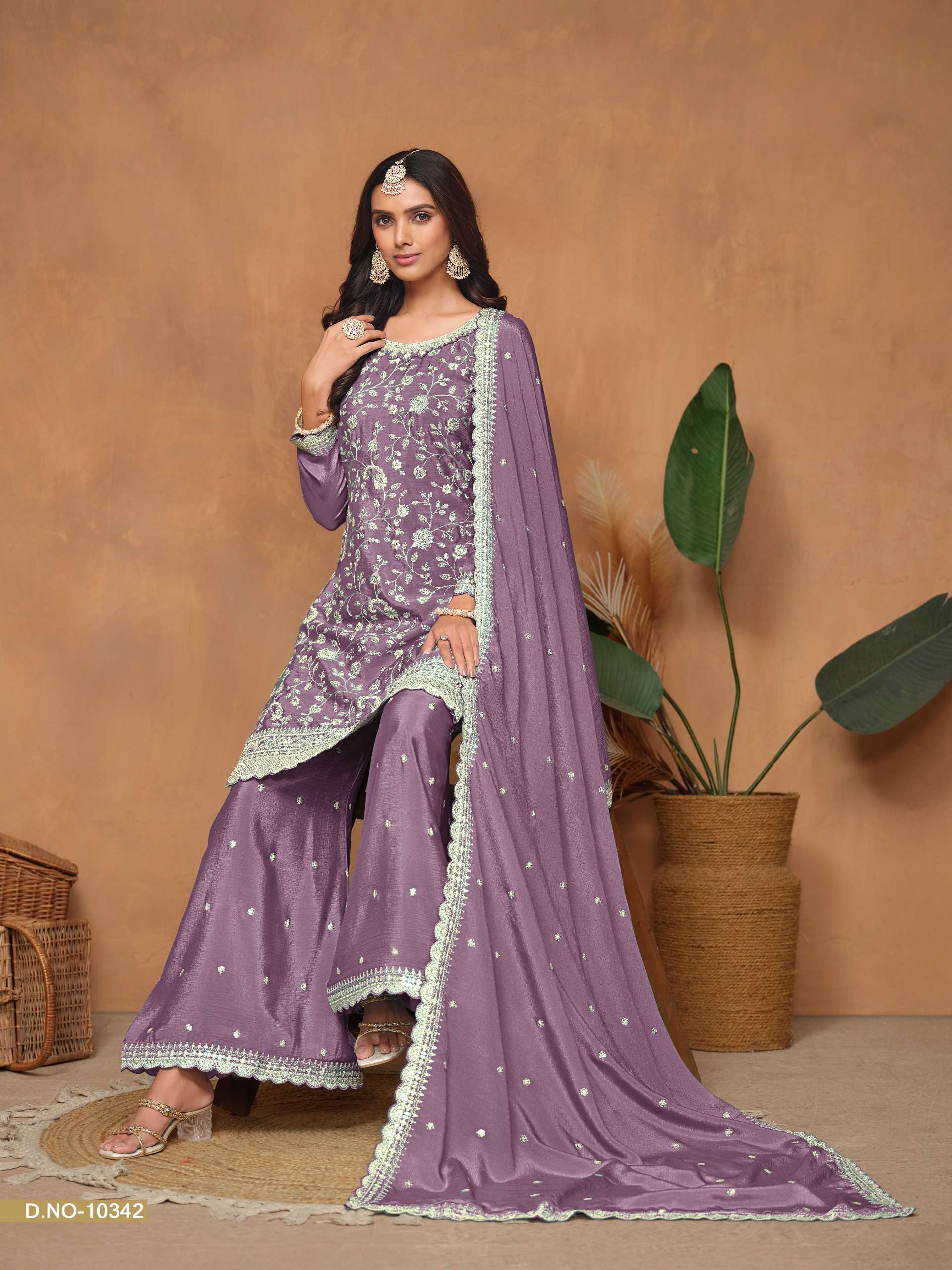 DANI CREATION ANJUBAA VOL 34 HEAVY DESIGNER PARTY WEAR SUIT