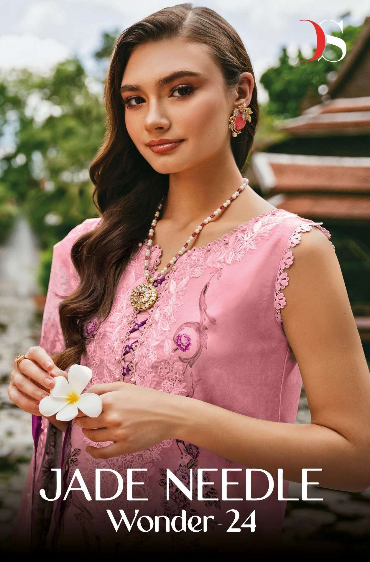 DEEPSY SUITS JADE NEEDLE WONDER VOL 24 COTTON SALWAR KAMEEZ 