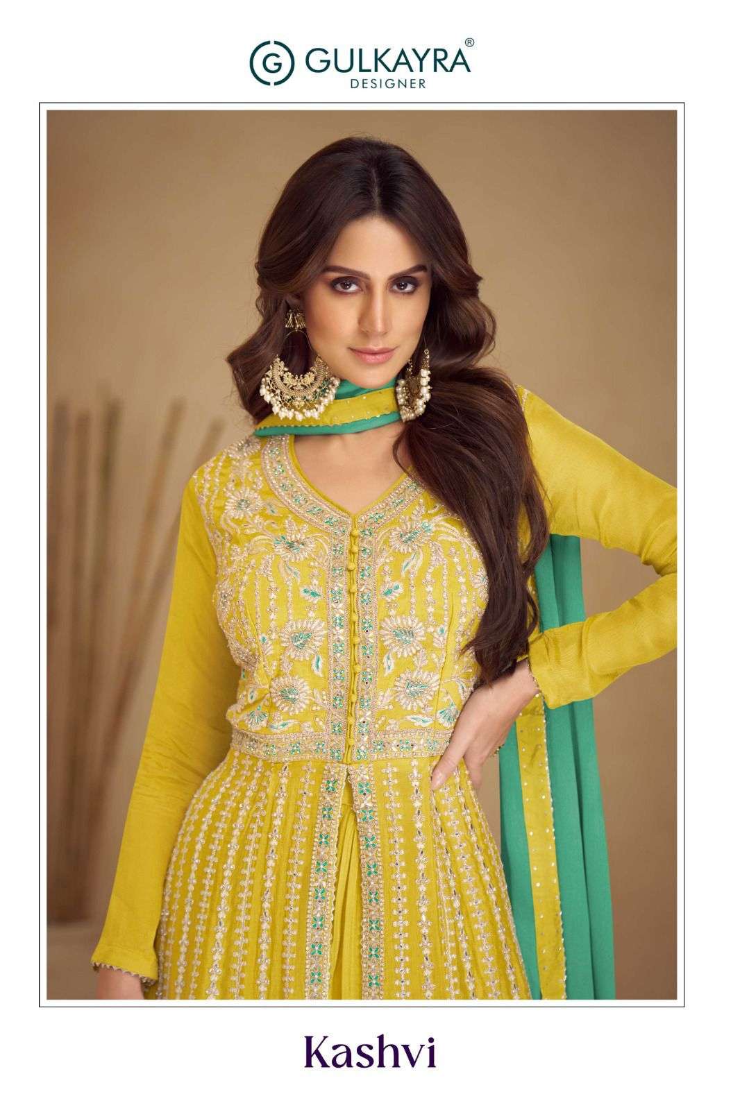GULKAYRA DESIGNER KASHVI HEAVY DESIGNER PARTY WEAR DRESS