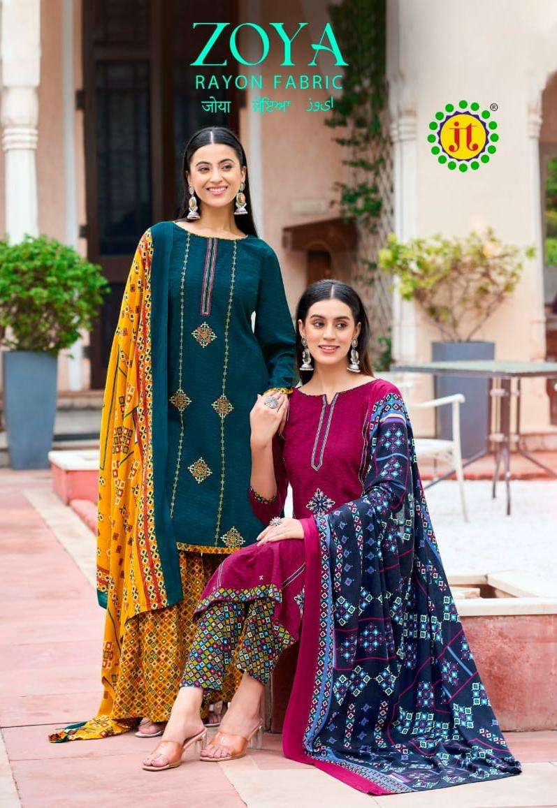 JT  ZOYA RAYON FANCY PREMIUM WORK SUIT