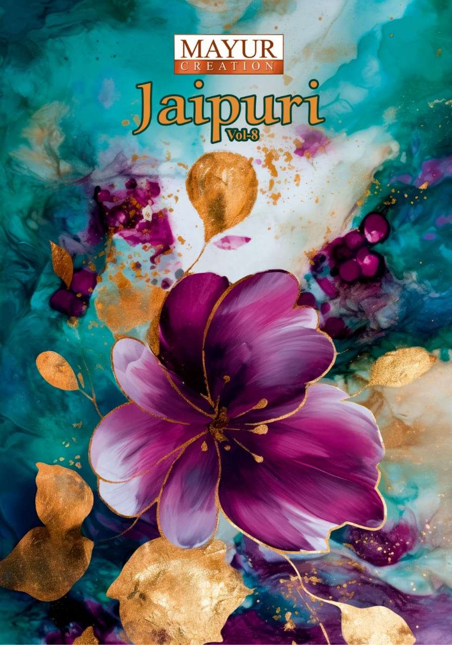MAYUR CREATION JAIPURI VOL 8 COTTON KURTI COMBO SET 
