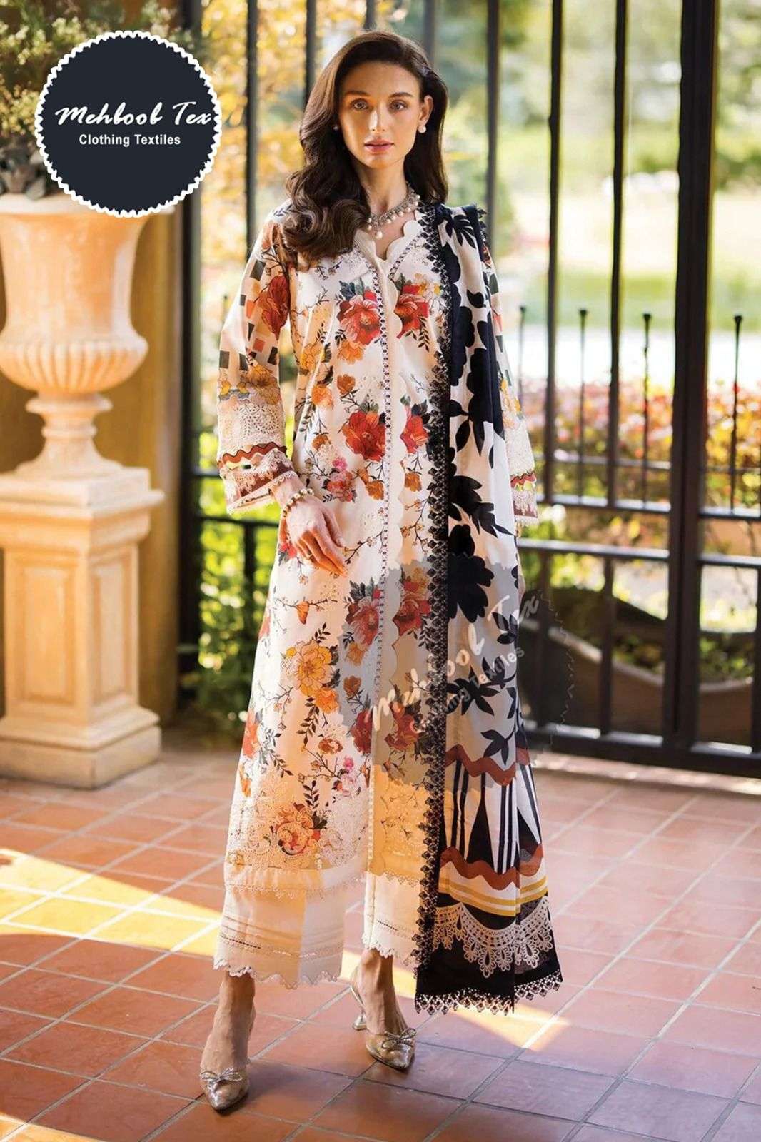 MEHBOOB TEX ELAF VOL 1 COTTON FANCY WORK SALWAR KAMEEZ 