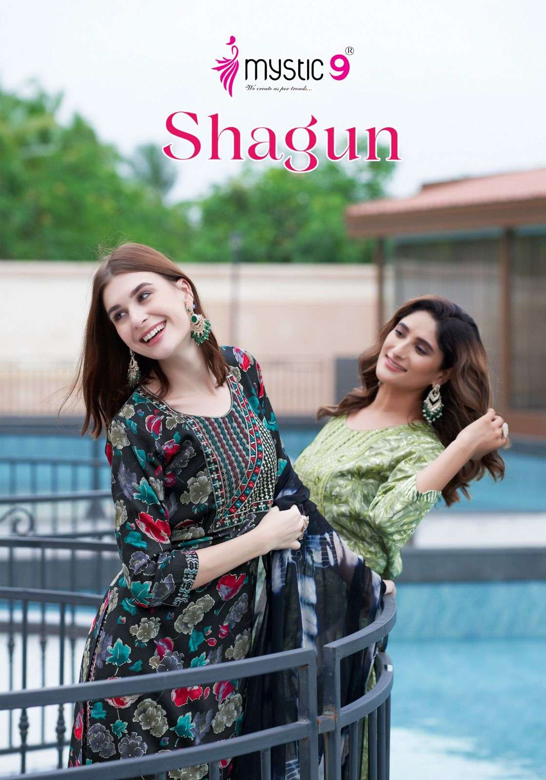 MYSTIC SHAGUN VOL 6 RAYON PRINT FANCY KURTI COMBO SET 