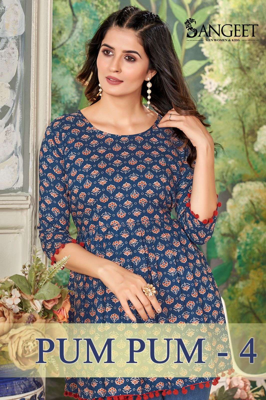 SANGEET PUM PUM VOL 4 RAYON FANCY WESTERN WEAR TOP
