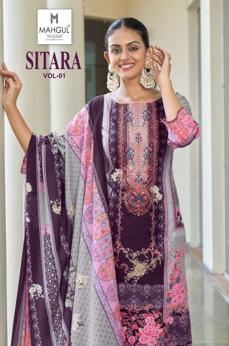 SHARADDHA NX MAHGUL SITRA VOL 1 LAWN COTTON SALWAR KAMEEZ 
