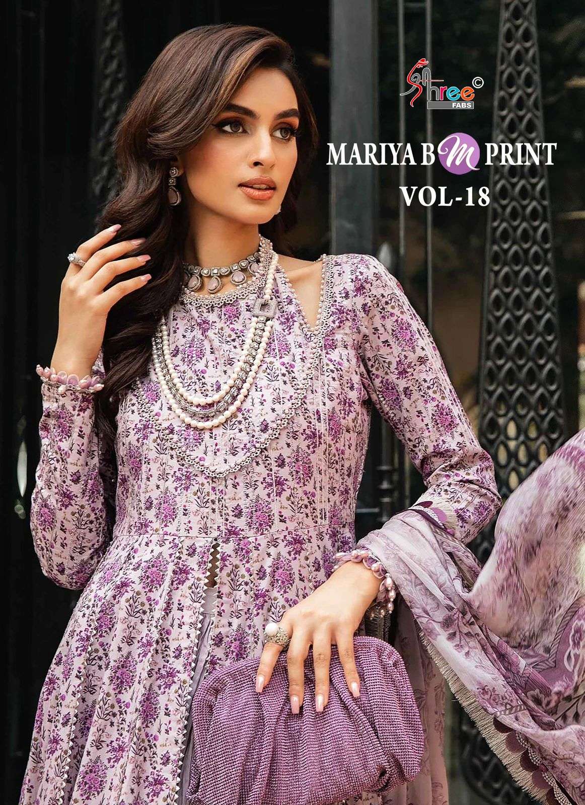 SHREE FABS MARIYA B M PRINT VOL 18 COTTON SALWAR KAMEEZ 