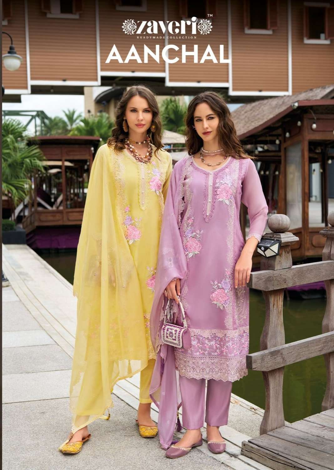 ZAVERI WOMAN BEAUTY AANCHAL ORGANZA DESIGNER FANCY SUIT