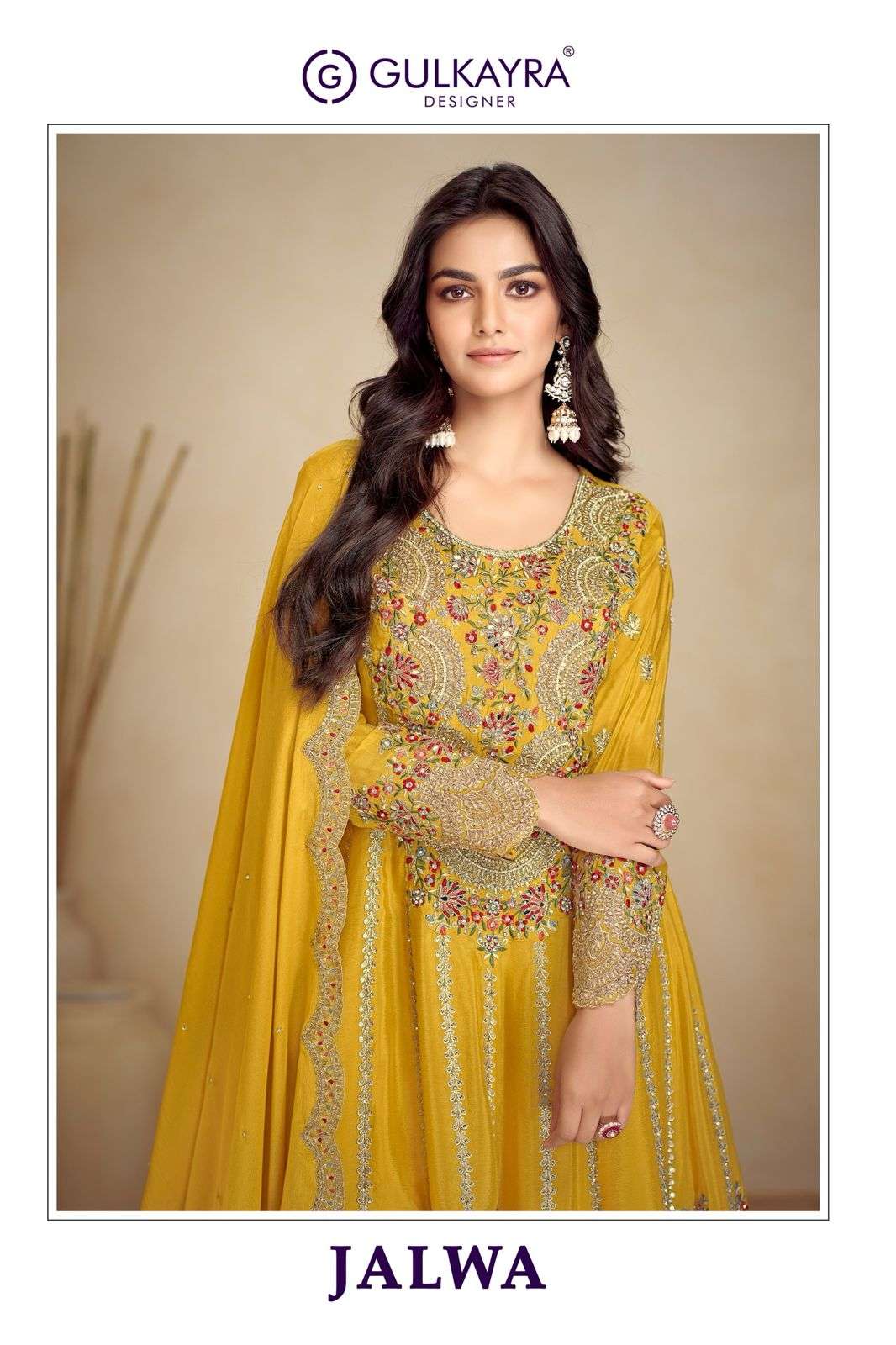 GULKAYRA DESIGNER JALWA HEAVY EMBROIDERY DESIGNER PARTY WEAR SUIT