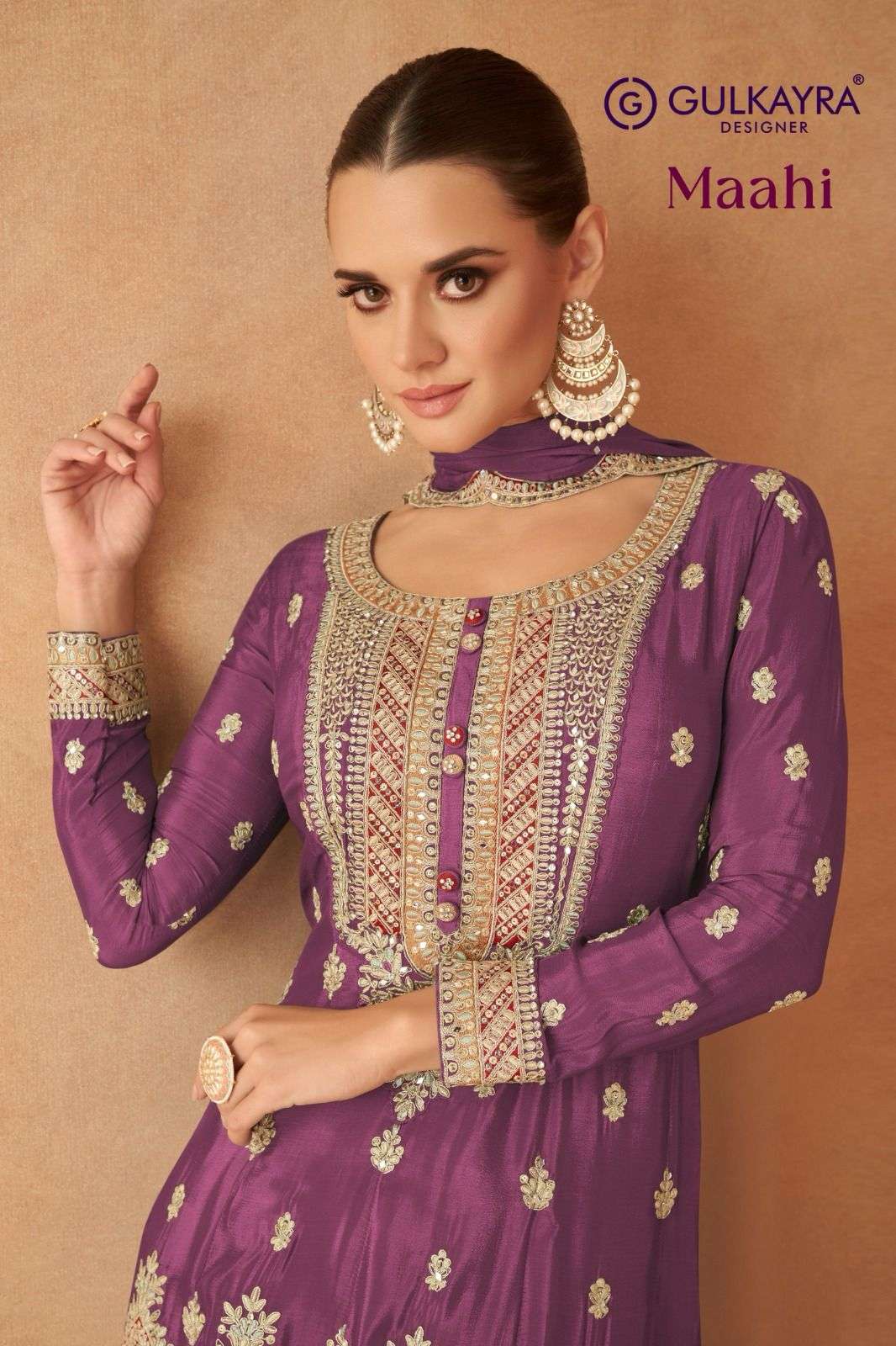 GULKAYRA DESIGNER MAAHI HEAVY DESIGNER PARTY WEAR SUIT
