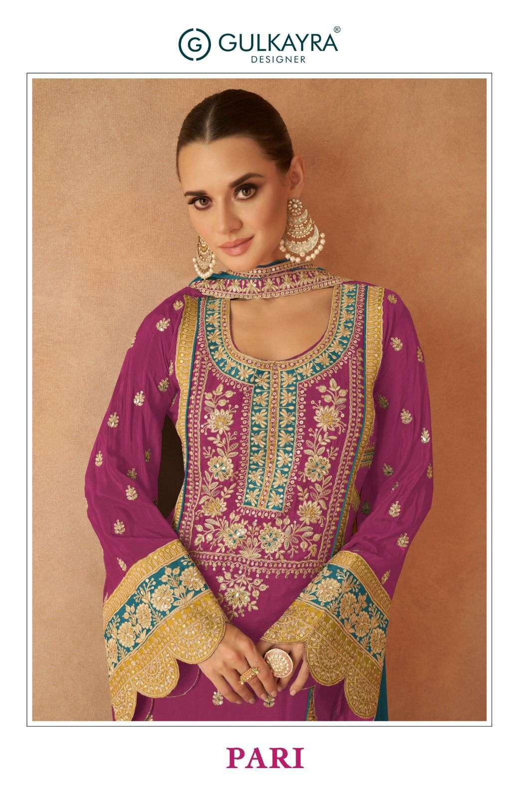 GULKAYRA DESIGNER PARI HEAVY DESIGNER PARTY WEAR SUIT