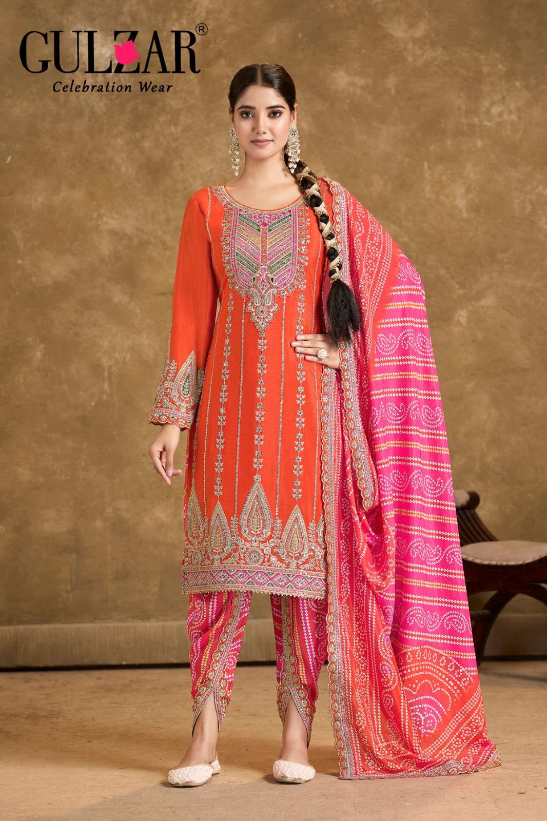 GULZAR PHOOLZARI VOL 2 HEAVY DESIGNER READY MADE SUIT