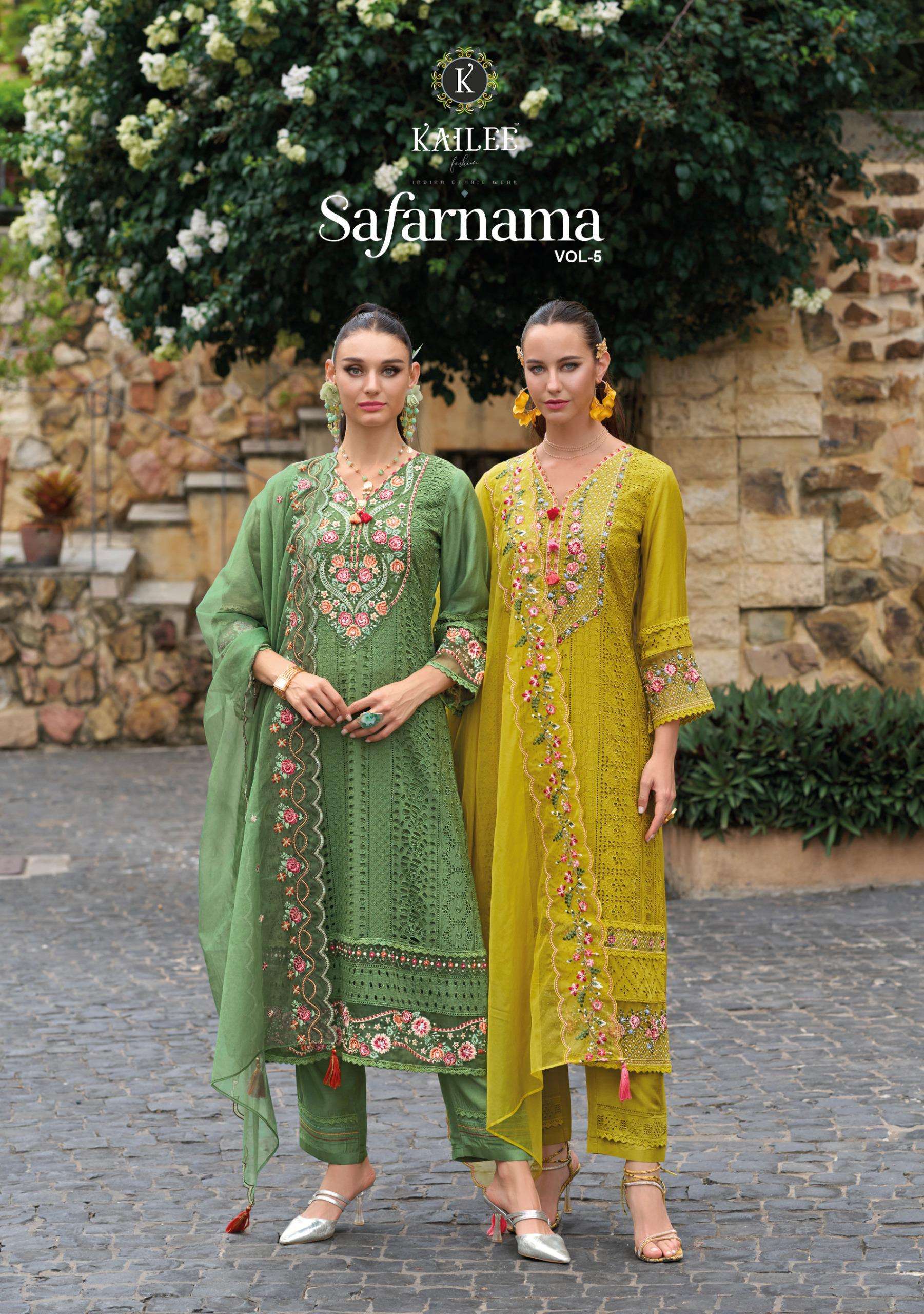  KAILEE FASHION SAFARANAMA VOL 5 BEAUTIFUL DESIGNER LADIES SUIT