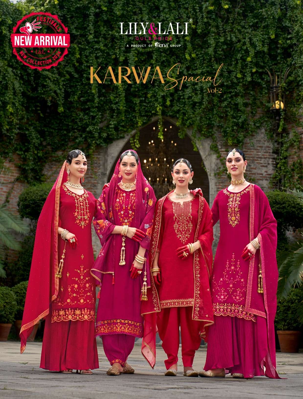LILY AND LALI KARWA SPECIAL VOL 2 SILK BEAUTIFUL DESIGNER SUIT