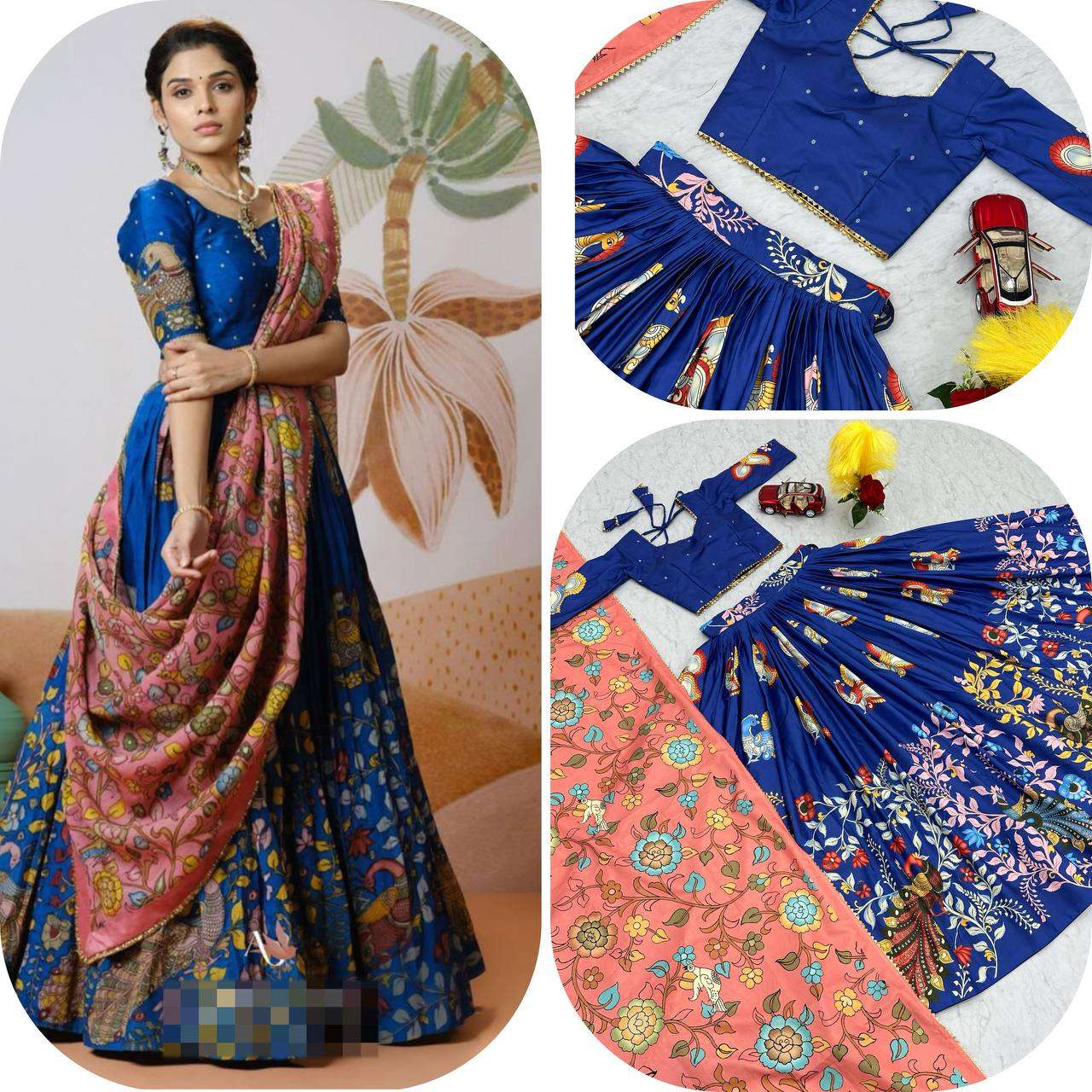 PC 430 KALAMKARI PRINT LEHENGA CHOLI