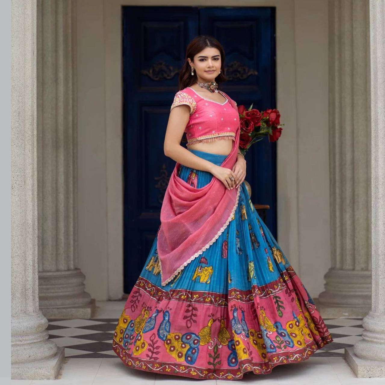 PC 436 COLOURFUL PRINTED NAVRATRI WEAR LEHENGA CHOLI