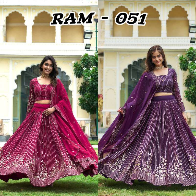 RAM 051 DESIGNER FESTIVE WEAR LEHENGA CHOLI