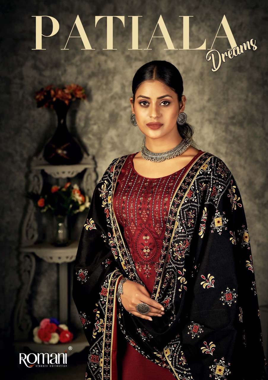 ROMANI PATIALA DREAMS PASHMINA SALWAR SUIT