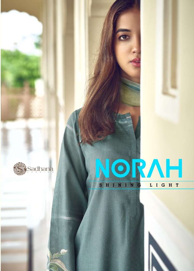 SADHANA FASHION NORAH MUSLIN DIGITAL PRINT WITH WORK SUIT