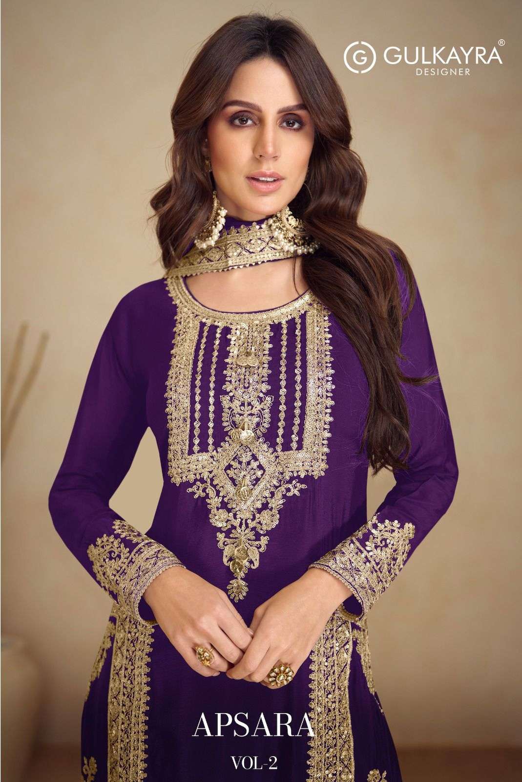 GULKAYRA DESIGNER APSARA VOL 2 HEAVY EMBROIDERED FESTIVE WEAR SUIT