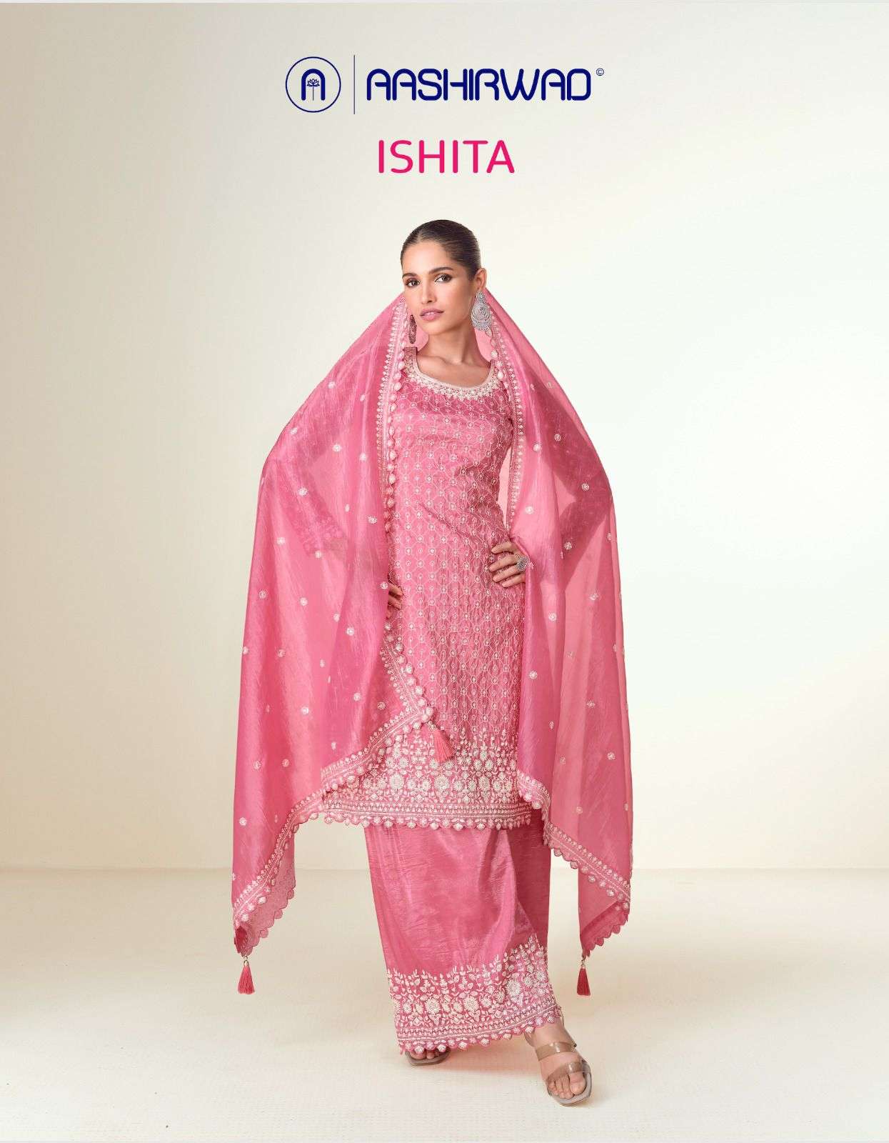AASHIRWAD CREATION ISHITA HEAVY BEAUTIFUL DESIGNER PARTY WEAR SUIT