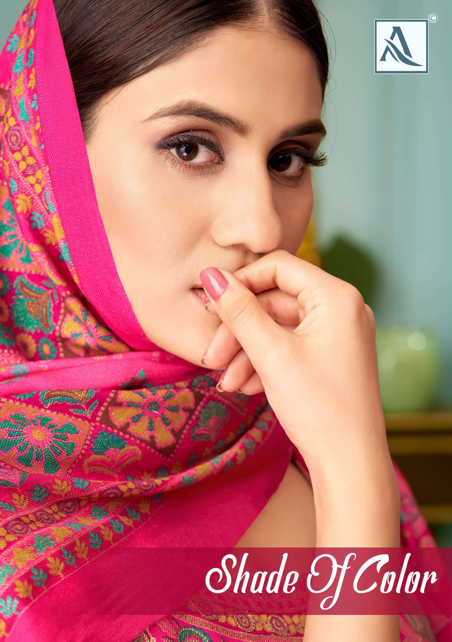 ALOK SUITS SHADE OF COLOR PASHMINA DIGITAL PRINT WITH FANCY WORK SUIT