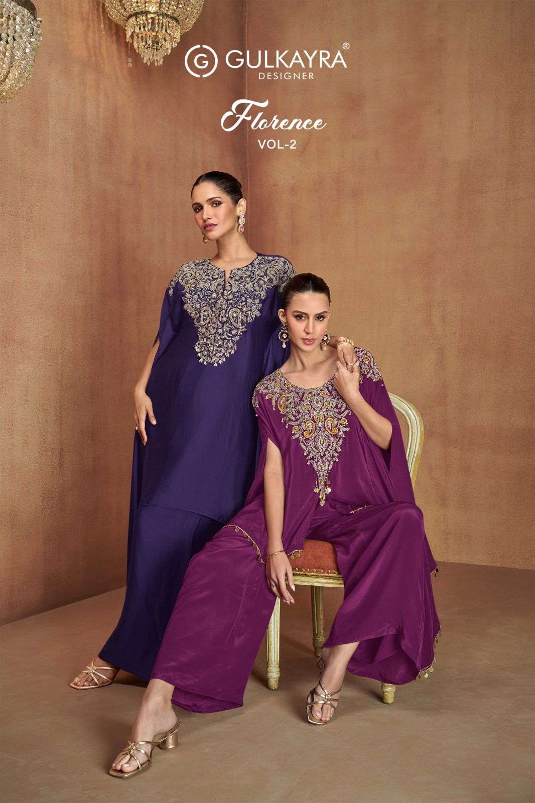GULKAYRA DESIGNER FLORENCE VOL 2 BEAUTIFUL DESIGNER PARTY WEAR DRESS