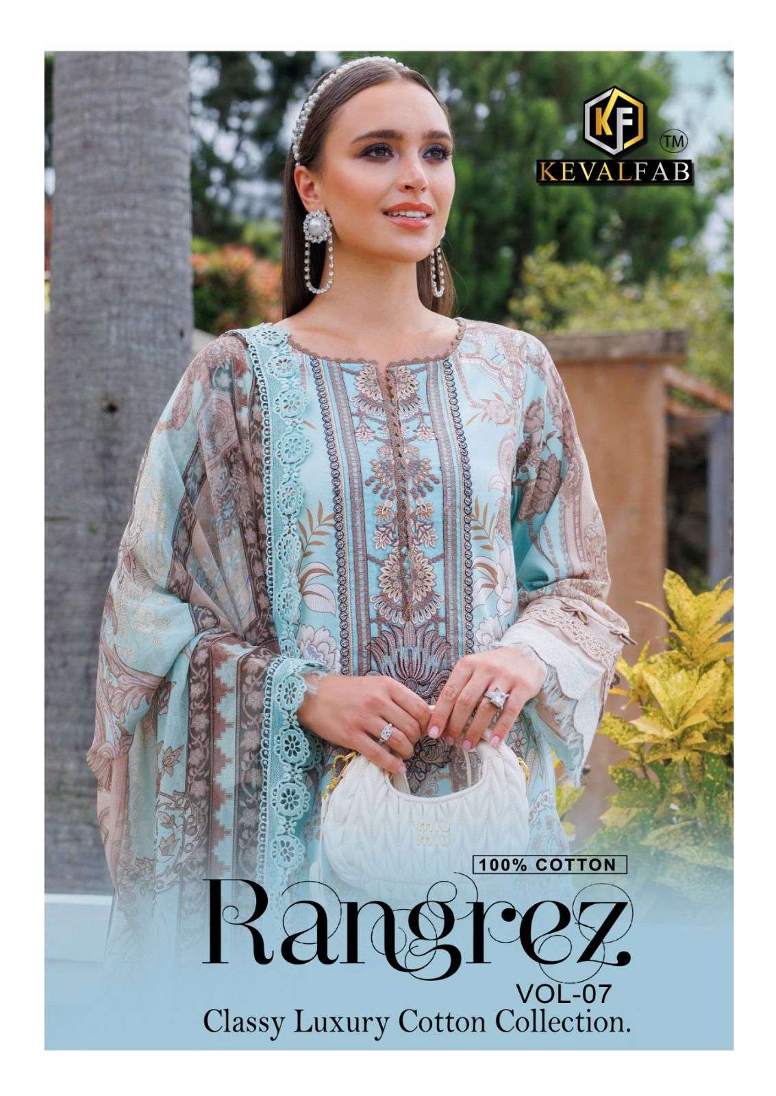 KEVAL FAB RANGREZ VOL 7 COTTON DIGITAL PRINTS SALWAR SUIT