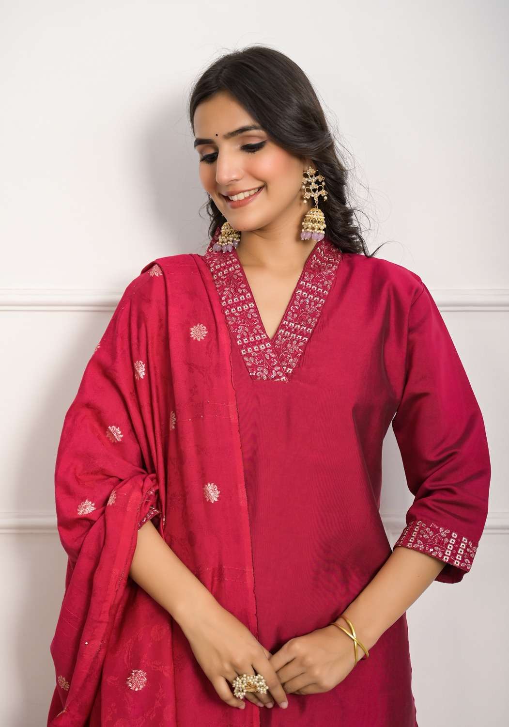 TRADITIONAL ELEGANCE NISHA VISCOSE DESIGNER FANCY LADIES SUIT