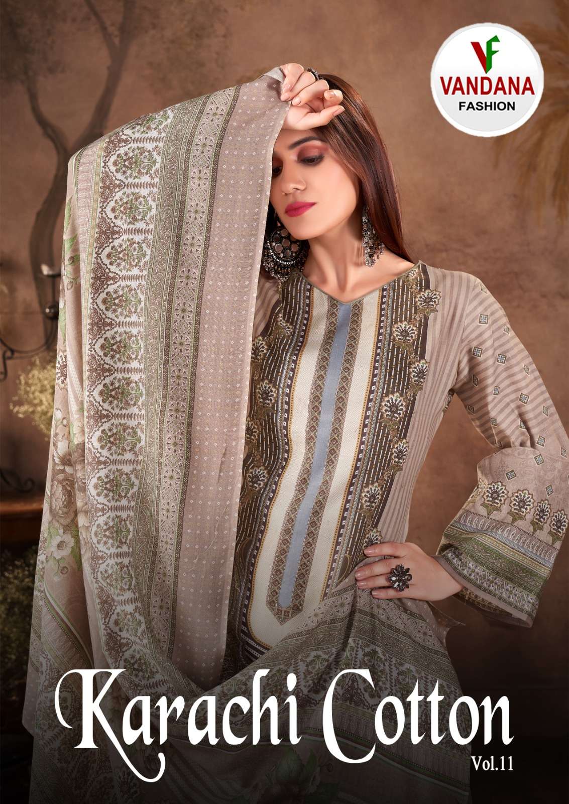 VANDANA FASHION KARACHI COTTON VOL 11 COTTON DIGITAL PRINTS SALWAR SUIT