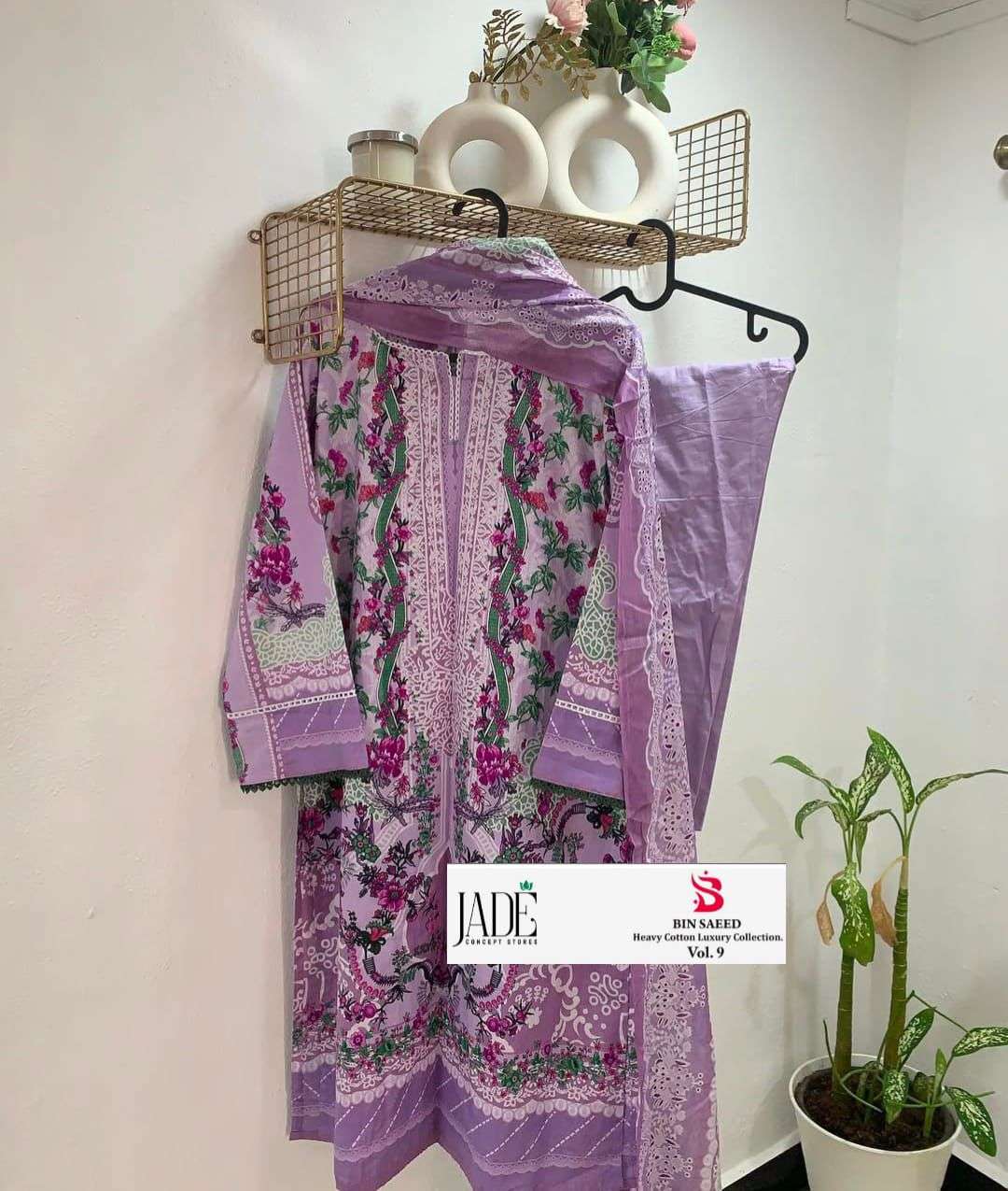 JADE BIN SAEED HEAVY COTTON LUXURY COLLECTION VOL 9 READY MADE COLLECTION